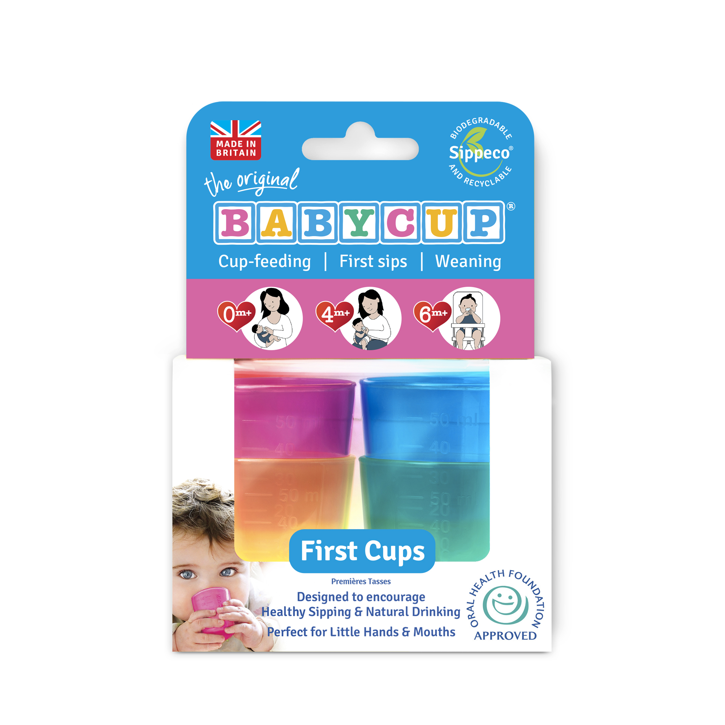 Balení dětských kelímků Babycup